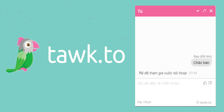 Hướng dẫn tích hợp tawk.to chát trực tuyến cho website nhiều người sử dụng.