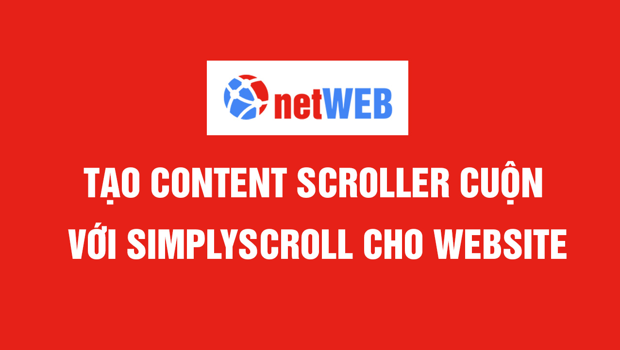 Tạo content scroller cuộn với simplyScroll cho website
