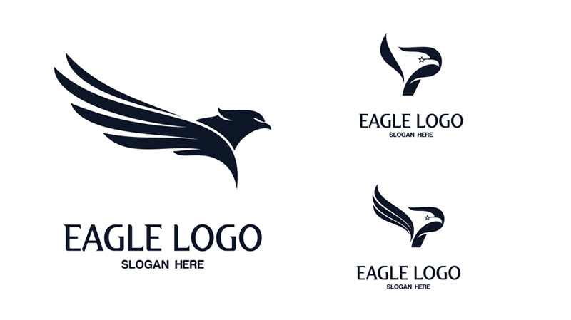 Tổng hợp nhiều mẫu logo đẹp hình con đại bàng